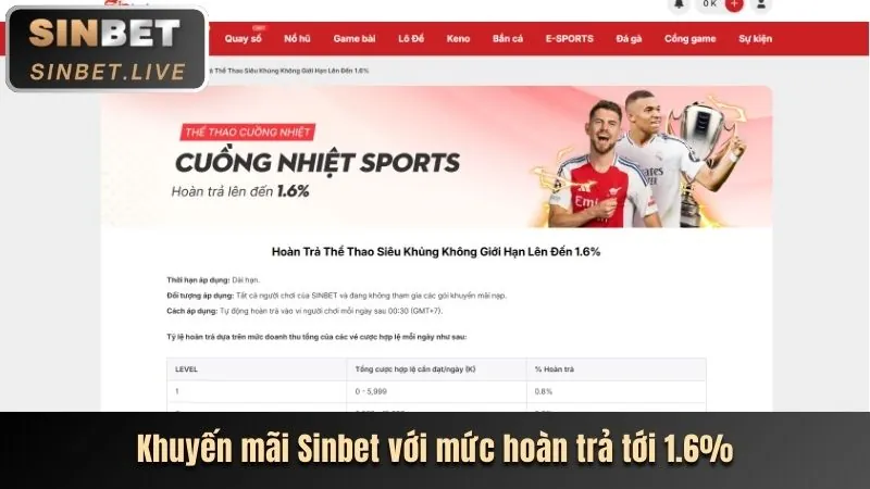 Biểu tượng hoàn tiền, khuyến mãi hoàn trả 6vin