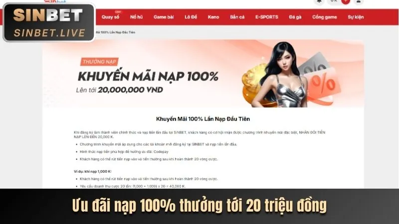 Biểu tượng nạp tiền và tăng trưởng, khuyến mãi nạp tiền 6vin